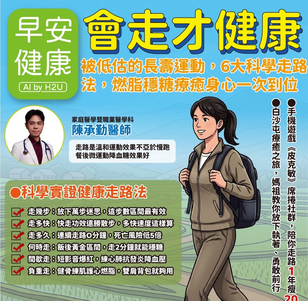 醫師狂瘦15公斤脂肪！飲控只做3件事加「微運動菜單」有效降糖