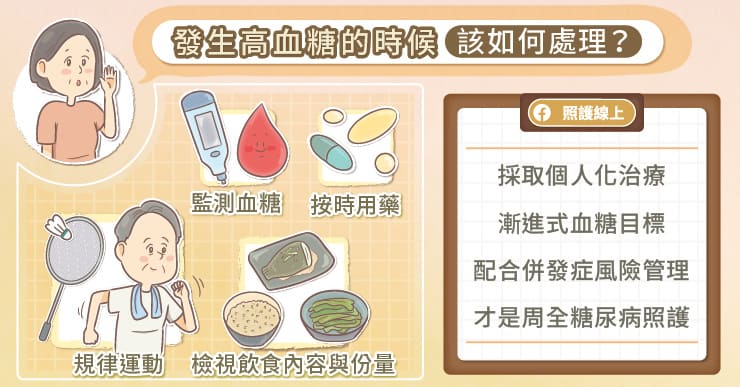 發生高血糖的時候,該如何處理?